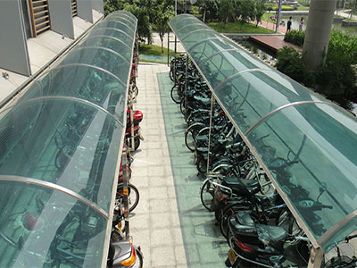 耐力板自行車(chē)棚